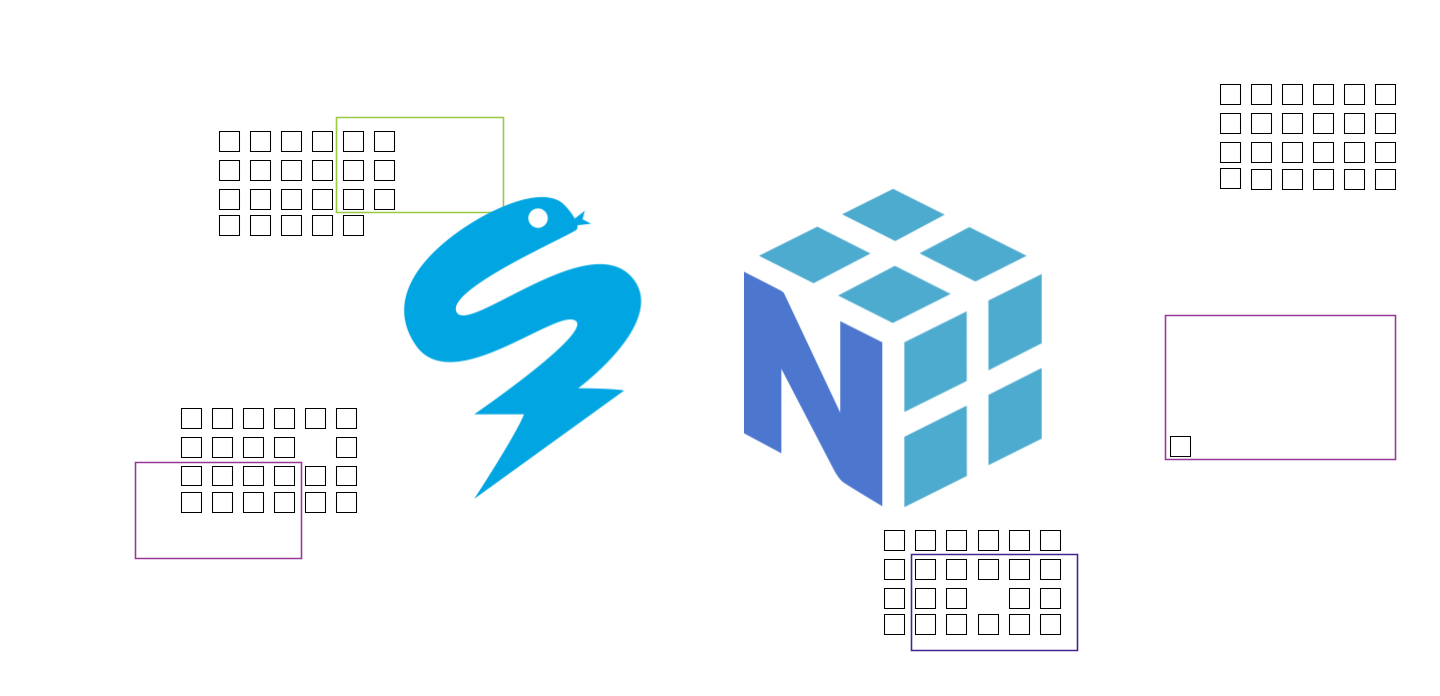 An image containing the logos of Numba and NumPy next to each other.