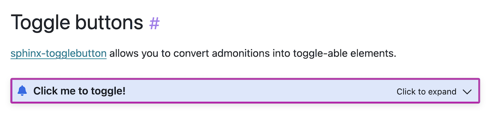 focus ring on dropdown admonitions